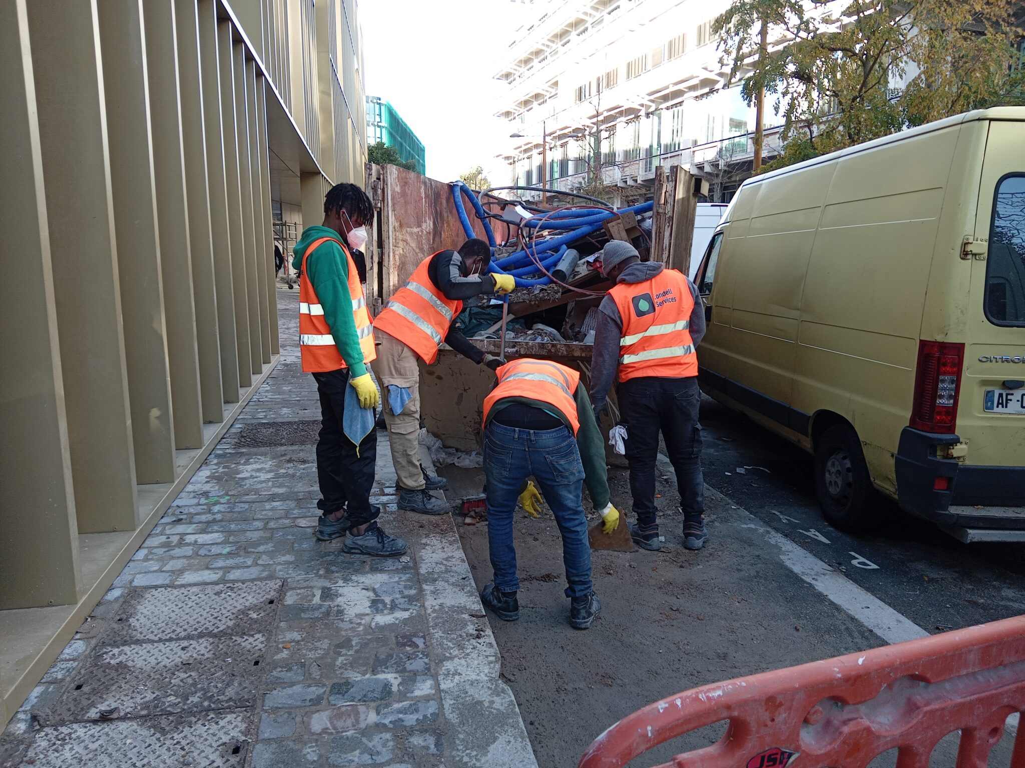 Nettoyage de chantier